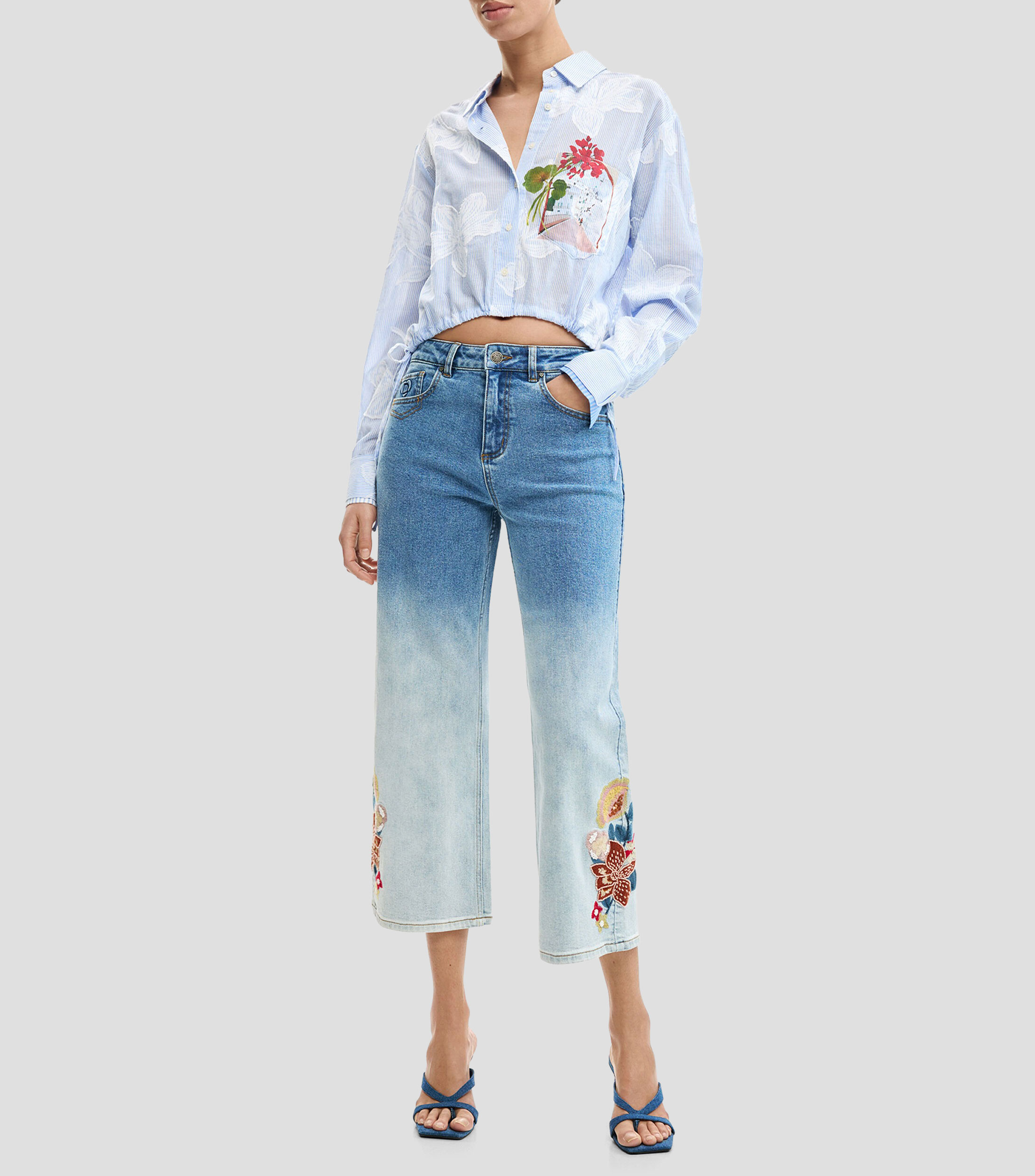 Jeans recto Mujer